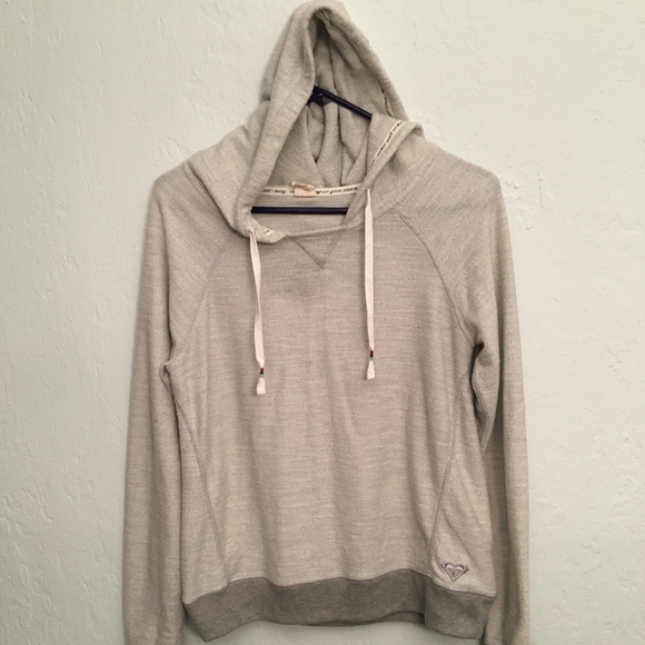 Roxy Tops - Roxy XL Gray Hoodie